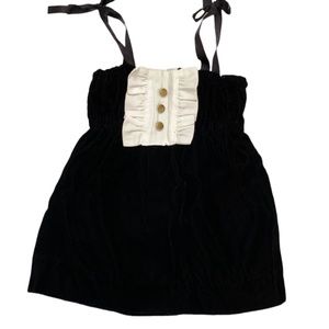 NWT Paush velvet tuxedo dress